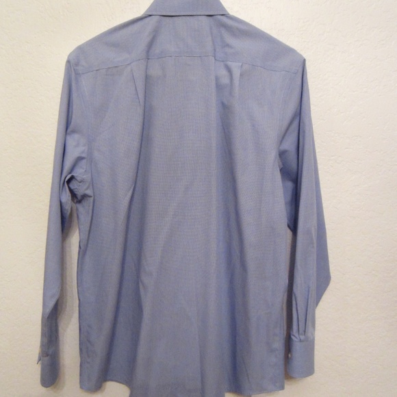 Ryan Seacrest Distinction Men’s Sleeve 32/33 Neck 16 Button Down Blue Dress - Picture 3 of 6